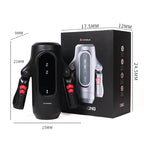 Night Cherry King Kong Fully Automatic Men's Telescopic Rotating Heating and Health Removal Massage Device for Middle aged and Elderly Intelligent Health Adjustment