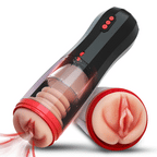 【Free Lube】Roka - Lifelike Automatic 5 Thrusting 10 Vibrating Vocable Masturbator