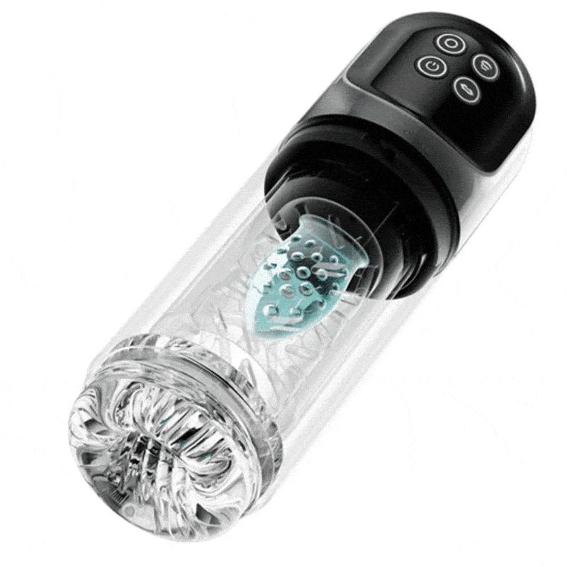 【6.02 IN Depth】 Night Elf 7 Rotation Suction Vacuum Pumps Masturbator Pocket Pussy Adult Male Sex Toys