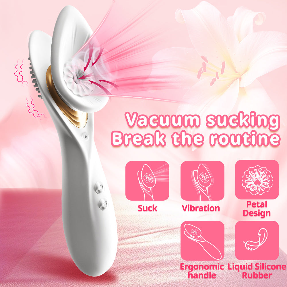Fu Xiang Hua Vacuum Sucking Vibration Rod 5-Frequency Electric Female Masturbator Female Sex Toys Adult Products