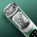 【Free Lube】Romanlust Starry Gaze 4 in 1 Dual Egg Vibrator Rotating Thrusting Suction Masturbator Sex Toys For Men