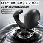 Electro-shock anal plug for men and women with microcurrent, G-spot stimulation, and SM training accessories for adult pleasure