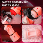 Tihibong vibrating airplane cup electric fully automatic male tongue licking and sucking masturbator, cross-border new product of sex toys