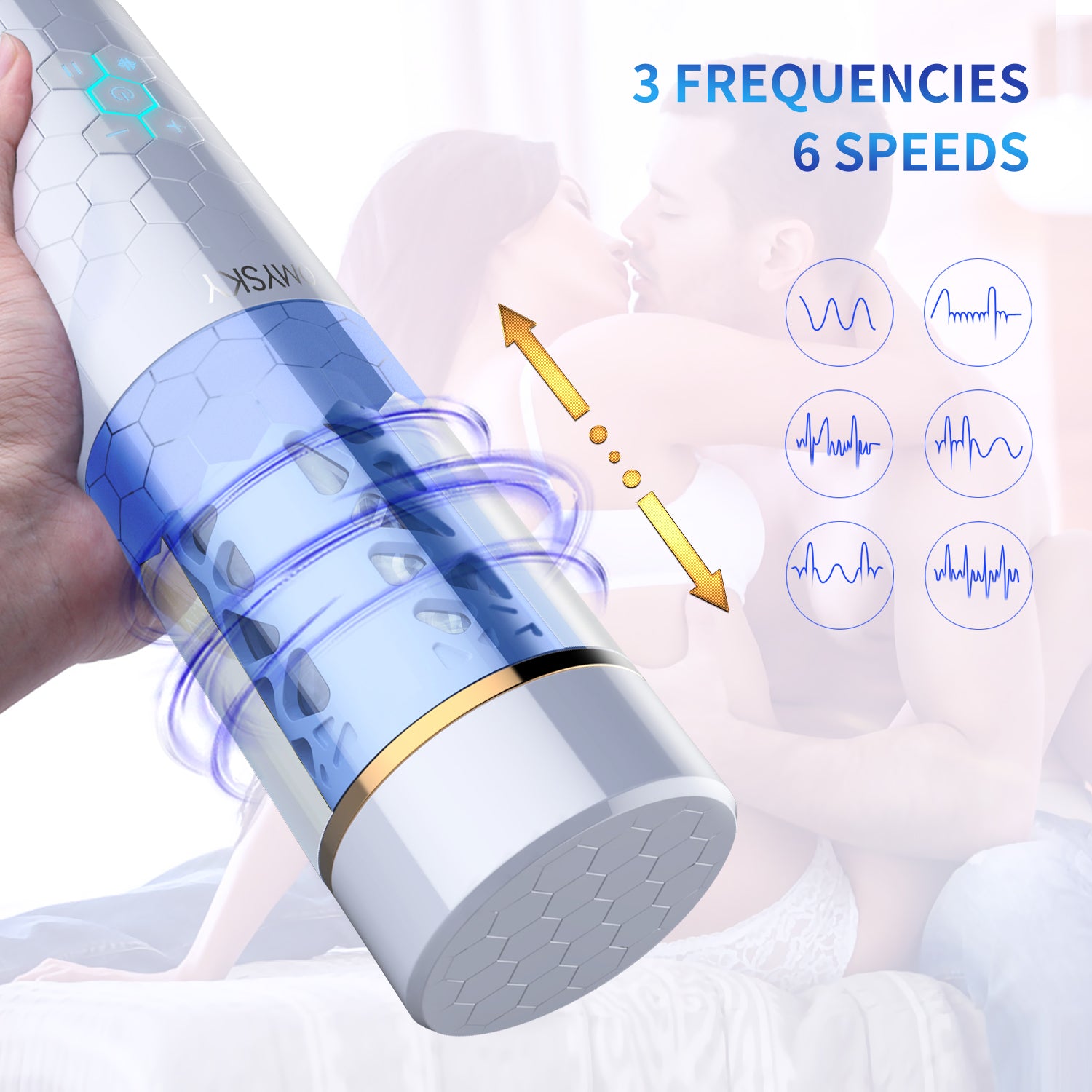 Toyshcool Starlight Extendable Rotating Vibrating Airplane Cup – Men’s Self-pleasure Device