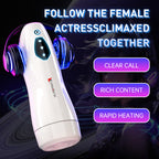 Night Sakura Airplane Cup Fully Automatic Cup Heating True Yin Telescopic Vibration Sucking Electric Adult Sexual Products Cross border New Product