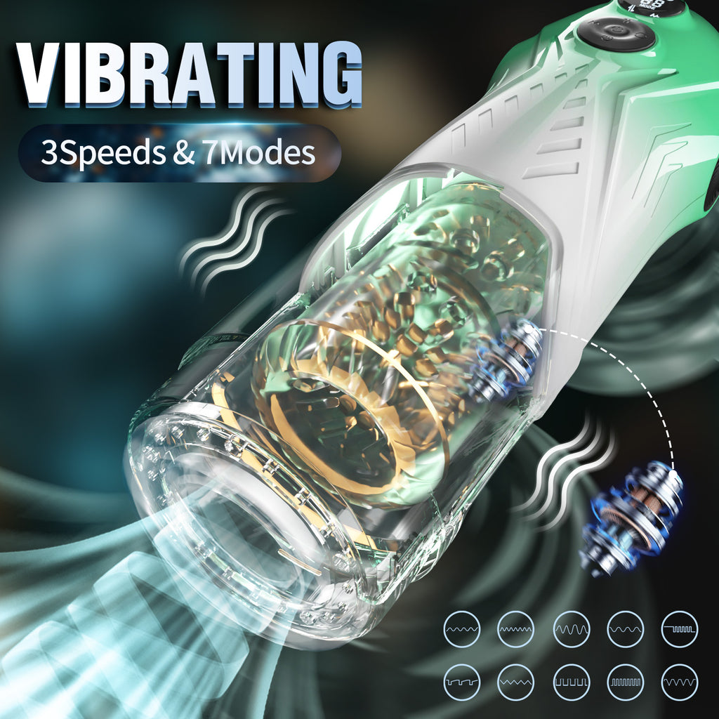 Toyshcool Starlight Extendable Rotating Vibrating Airplane Cup – Men’s Self-pleasure Device