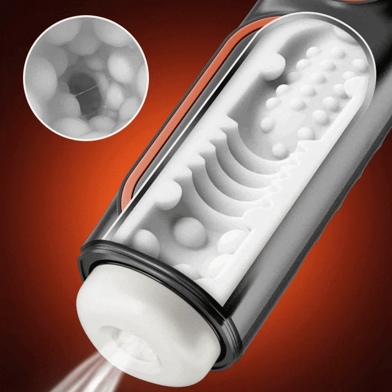 【50% Off】Romanlust LCD Sucking Thrusting Vibrating Male Masturbator Male Sex Toy