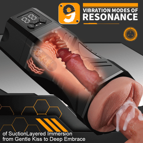 【Tighter Than Ever】Captain Titan – Masturbator with 5 Suction Levels, 9 Vibration Modes, Realistic Riding & Squeezing Ac