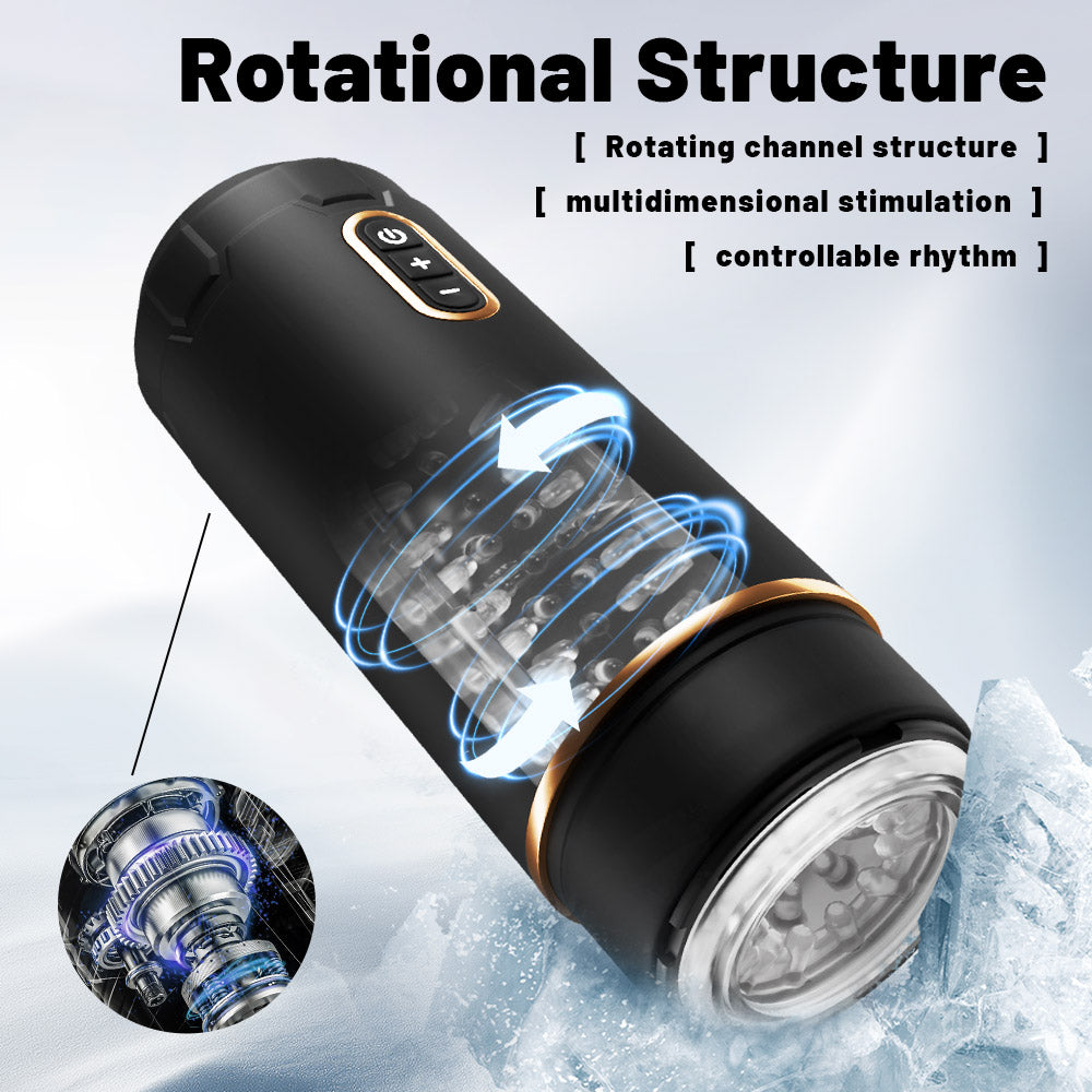 Freedom Automatic Rechargeable Vibrating Suction Cup Massager for Men - Self-pleasure Adult Sexual Toy