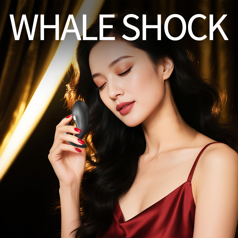 Electro-shock anal plug for men and women with microcurrent, G-spot stimulation, and SM training accessories for adult pleasure