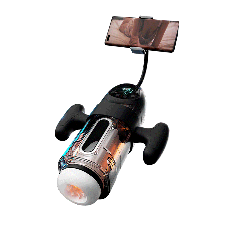 Desire Spaceship Adjustable Suction Vibrating Heating Sound-Producing Phone Stand Charging Male Adult Pleasure Self-Play Cup