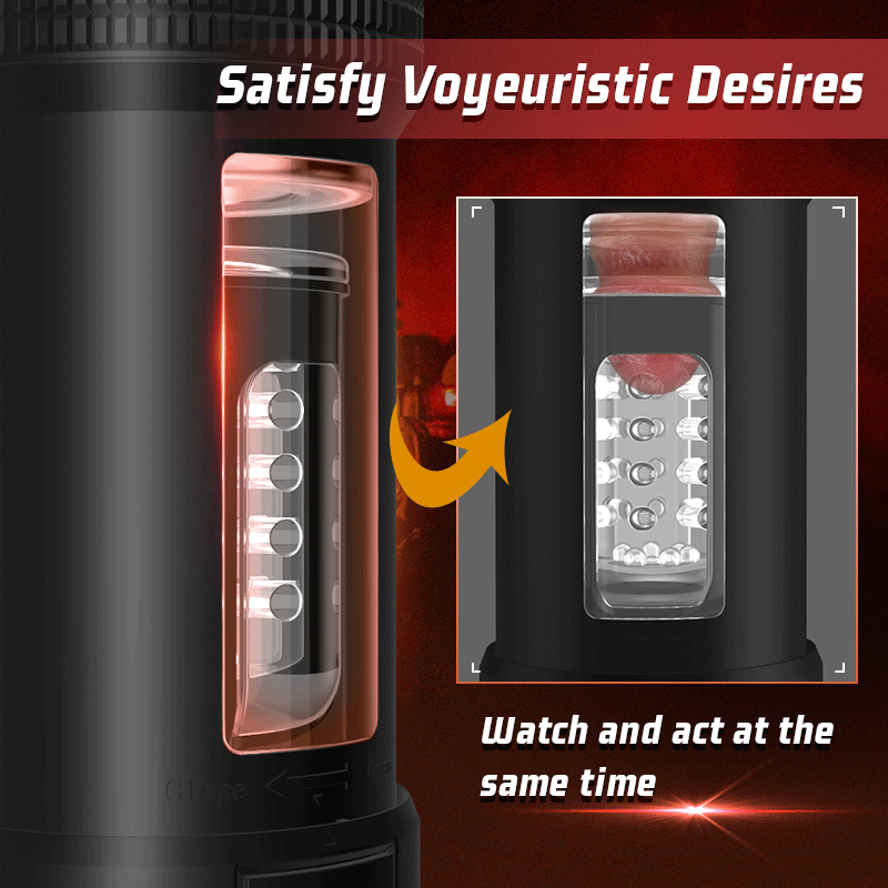 【50% OFF】3 In 1 Vagina 10 Vibrating 5 Thrusting 5 Suction Male Masturbator