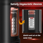 【50% OFF】3 In 1 Vagina 10 Vibrating 5 Thrusting 5 Suction Male Masturbator