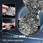 Bluesea 6 Bi-Directional Thrusting Rotation Masturbator With Suction Base