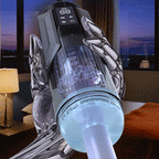 【2.95 IN Depth】 Queen Kendal 7 Vacuum Sucking for Oral Sex LCD Display Masturbator Sex Toys For Men