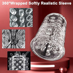 【Free Lube!】Newvibe Seductive Succubus 7 Rotating 7 Sucking Lcd Display Pumps & Enlargers Automatic Male Masturbator