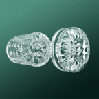 【Free Lube】Romanlust Starry Gaze 4 in 1 Dual Egg Vibrator Rotating Thrusting Suction Masturbator Sex Toys For Men