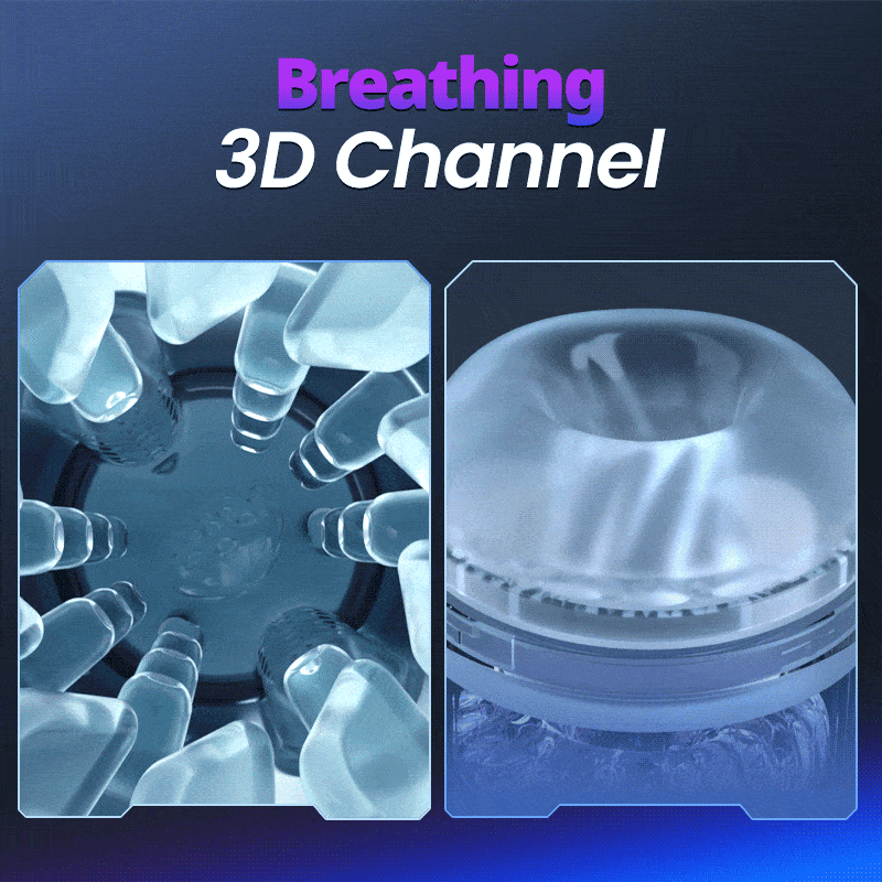 【2.95 IN Depth】 Queen Kendal 7 Vacuum Sucking for Oral Sex LCD Display Masturbator Sex Toys For Men