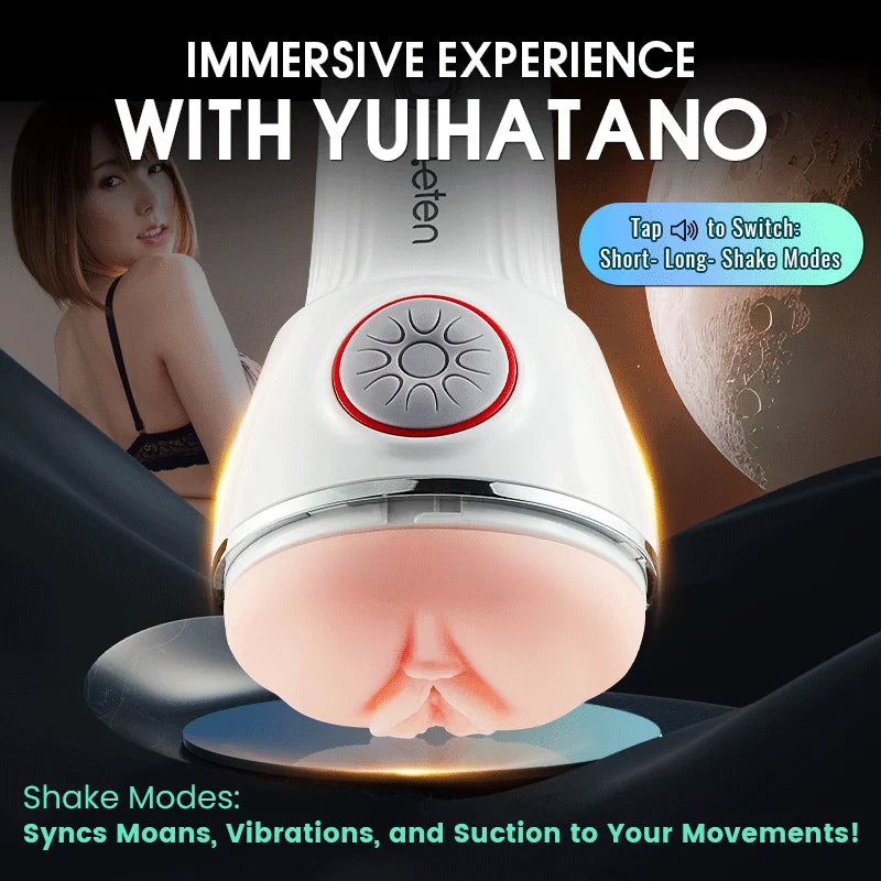 【50% Off】Leten Automatic Masturbator 10 Squeezing Sucking Vibrating Sensations  Free Lube Male Sex Toy