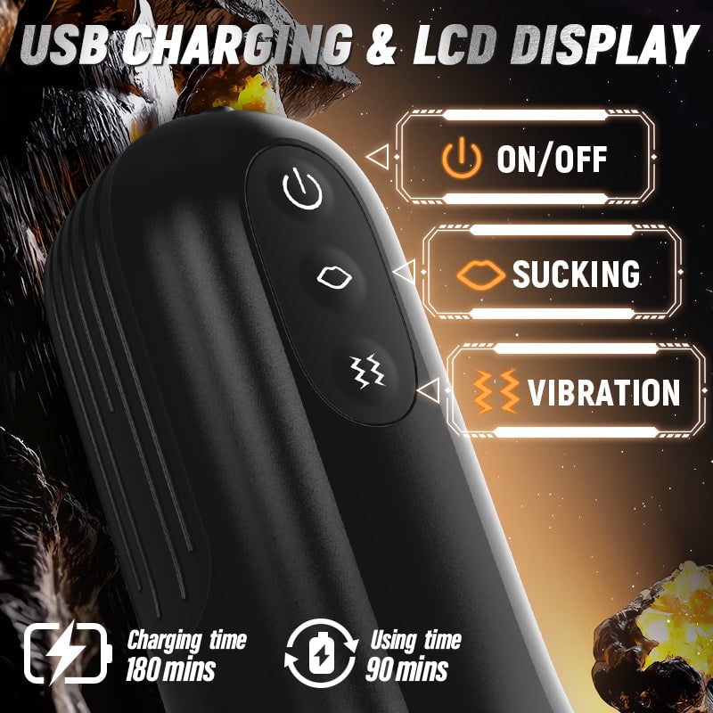 Romanlust The Captain 10 Vibrating Sucking Deep Throat Male Stroker