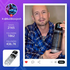 【6.02 IN Depth】 Night Elf 7 Rotation Suction Vacuum Pumps Masturbator Pocket Pussy Adult Male Sex Toys