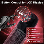 【Free Lube!】Newvibe Seductive Succubus 7 Rotating 7 Sucking Lcd Display Pumps & Enlargers Automatic Male Masturbator