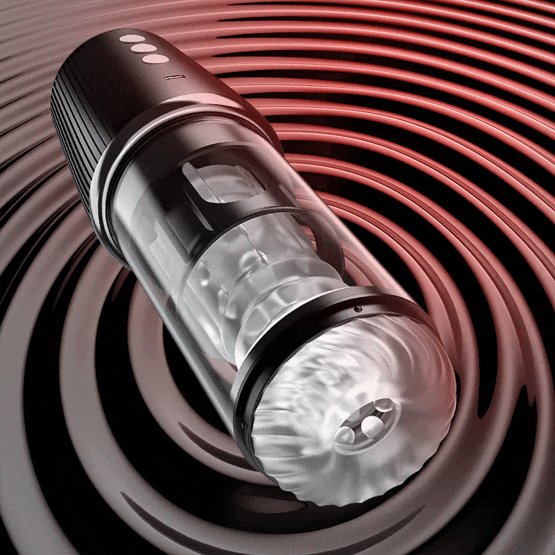 Newvibe 5 Rotating 5 Sucking 7 Vibrating Masturbator & Training 2 IN 1 Adult Toys