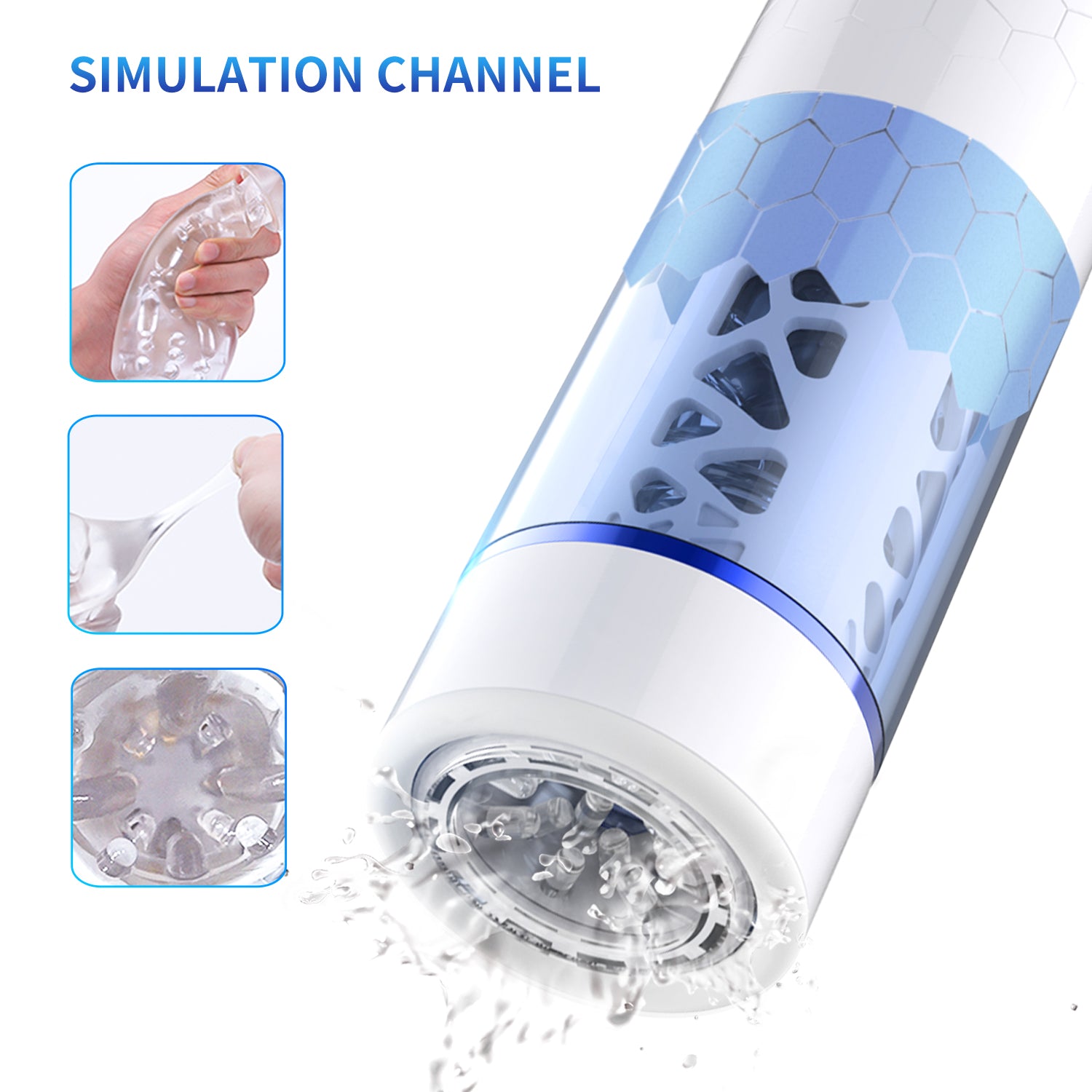 Toyshcool Starlight Extendable Rotating Vibrating Airplane Cup – Men’s Self-pleasure Device
