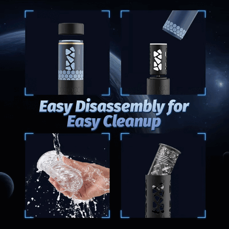 【Free Lube!】STORM CUP 10 Thrusting Spinning Masturbator with Suction Cup Male Masturbator