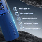 Bluesea 6 Bi-Directional Thrusting Rotation Masturbator With Suction Base