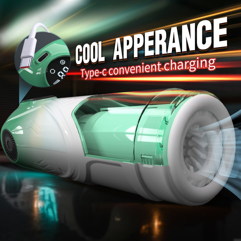 Toyshcool Starlight Extendable Rotating Vibrating Airplane Cup – Men’s Self-pleasure Device