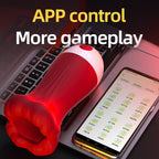 Big Mouth Trainer APP Remote Control Vibration Charging Male Masturbator Airplane Cup Adult Sex Toys