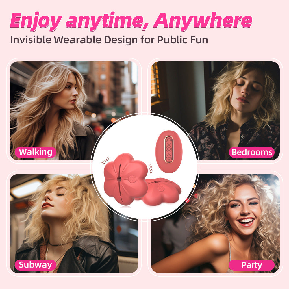 Misty Vibration Clamp Remote Control Multi Speed Breast Massager Adult Toy