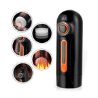 【5.7 IN Depth】Romanlust 6 IN 1-10 Vibrating & Thrusting with 4 Sucking Male Maturbator Male Sex Toy